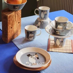 MOOMIN ARABIA Arabia Mummi Asjett 19cm Mummipappa Grå