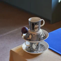 MOOMIN ARABIA Arabia Mummikopp Mummipappa Grå 30cl