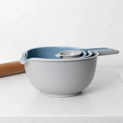 CHRISTIANIA 1739 Bakeboller Sett 4 Deler m/Dørslag og Eggeskiller