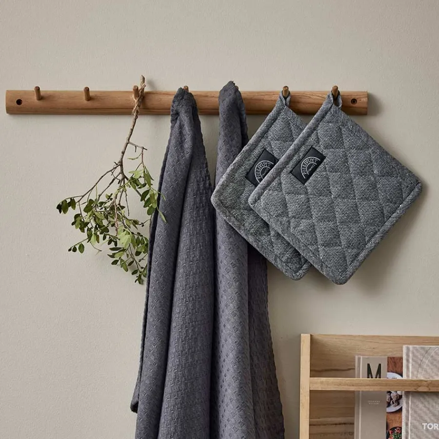 BASTIAN Tekstil Gryteklut Grå Recycle