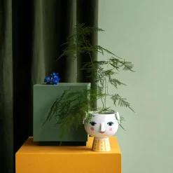 BJØRN WIINBLAD Bjørn Wiinblad Eva Potteskjuler På Fot 15,5 cm Lys Grønn