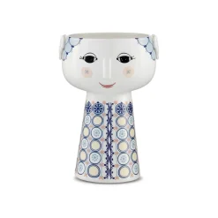 BJØRN WIINBLAD Bjørn Wiinblad Eva Vase 18,5cm Blå