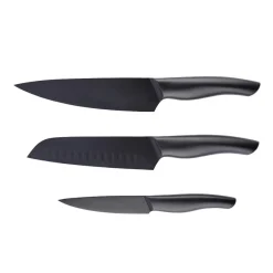 CHRISTIANIA 1739 Akita Sort Knivsett 3 Kniver