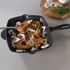 CHRISTIANIA 1739 Grillpanne Støpejern Sort 28cm