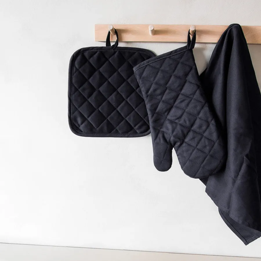 CHRISTIANIA 1739 Home Kjøkkenhåndkle Sort