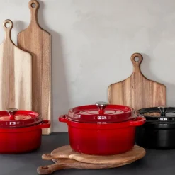 CHRISTIANIA 1739 Støpejernsgryte 3,4L Rød