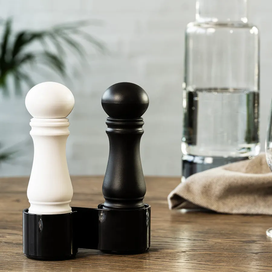 CRUSHGRIND Mini Kvernsett 12cm Sort/Hvit