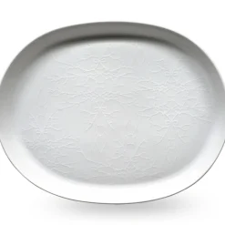 WIK & WALSØE FAT OVALT 36CM WHITE