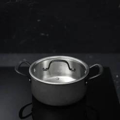 ASK Flint Gryte m/Lokk 20cm 2,8L