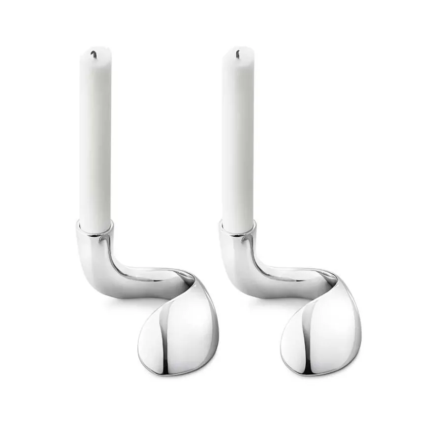 GEORG JENSEN Bloom Lysestaker 2 stk