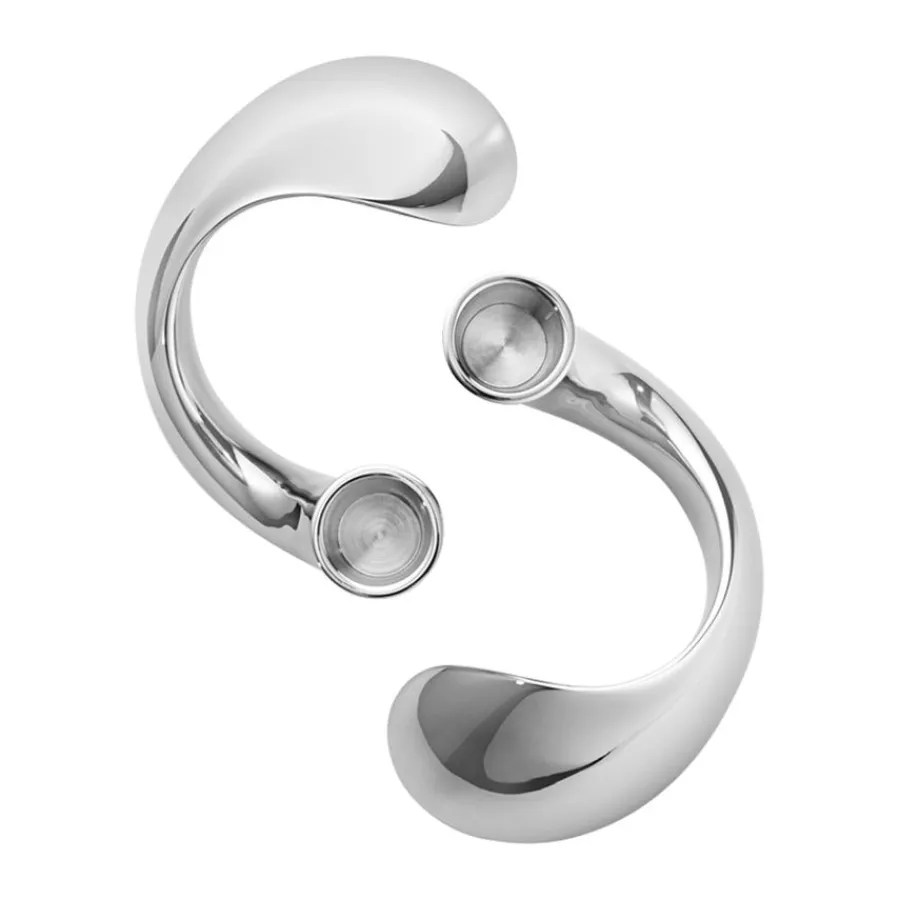 GEORG JENSEN Bloom Lysestaker 2 stk