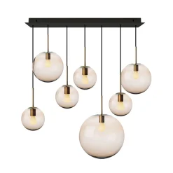 HADELAND GLASSVERK Arkiv Taklampe Høstkveld 4014 7stk