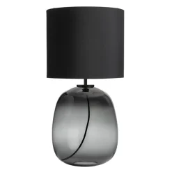 HADELAND GLASSVERK Austra Bordlampe Røkgrå