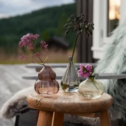 HADELAND GLASSVERK Blom Minivaser 3pk