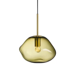 HADELAND GLASSVERK Crystal Stone Pendellampe