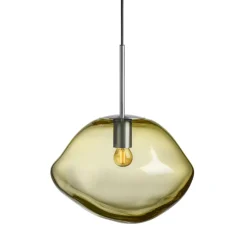 HADELAND GLASSVERK Crystal Stone Pendellampe