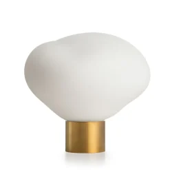 HADELAND GLASSVERK Crystal Stone Lampe