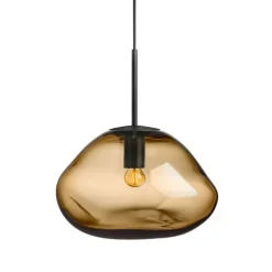 HADELAND GLASSVERK Crystal Stone Lampe