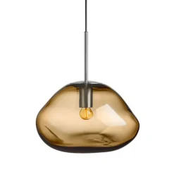 HADELAND GLASSVERK Crystal Stone Lampe