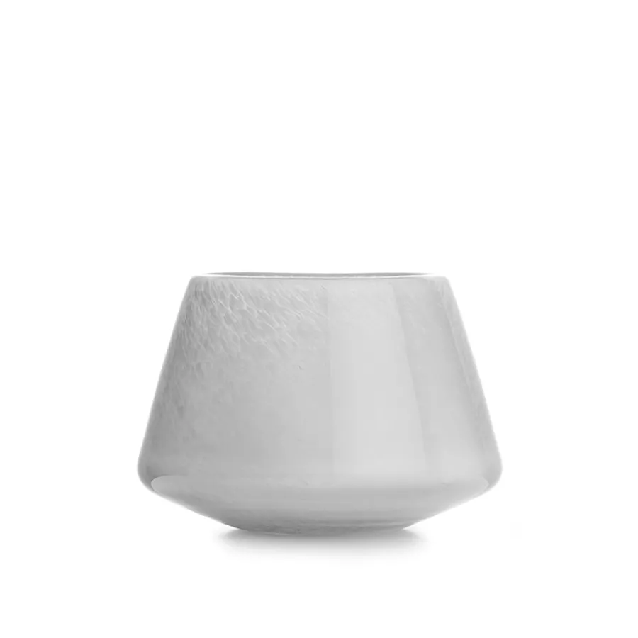 HADELAND GLASSVERK Dugg Lyslykt 8,5cm Grå