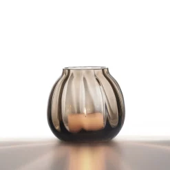 HADELAND GLASSVERK Ella Lyslykt 90mm Kakao