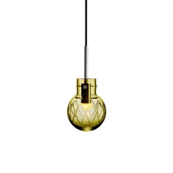 HADELAND GLASSVERK Krystallkule Taklampe