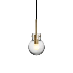 HADELAND GLASSVERK Krystallkule Taklampe