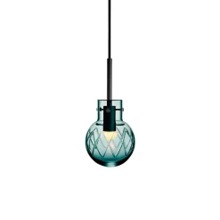 HADELAND GLASSVERK Krystallkule Lampe