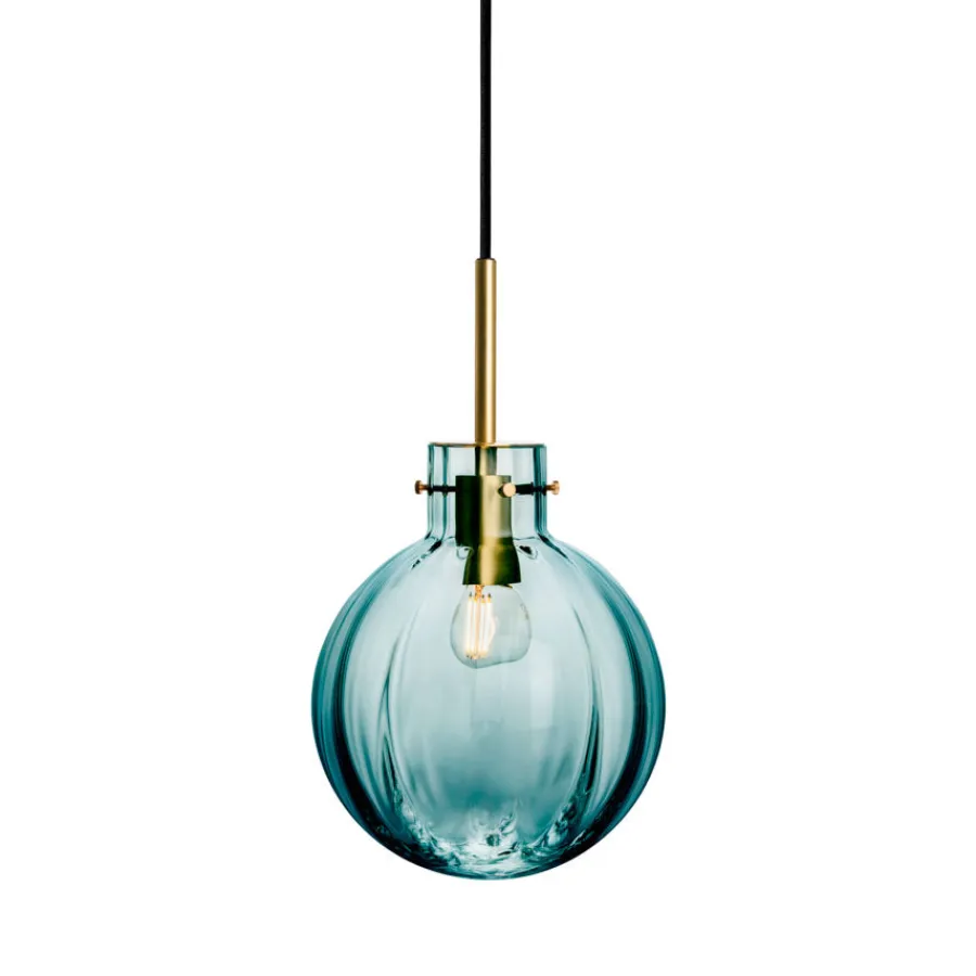 HADELAND GLASSVERK Krystallkule Taklampe