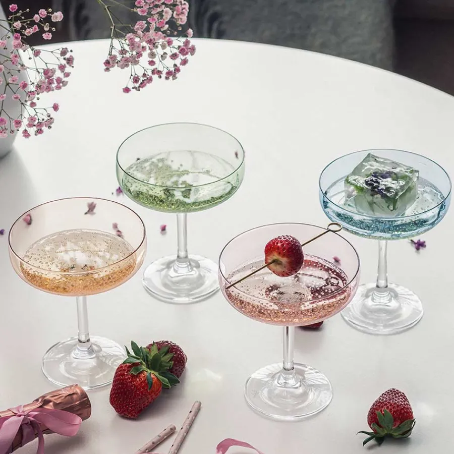 HADELAND GLASSVERK Odyssé Cavaskål Orange 25cl 2pk