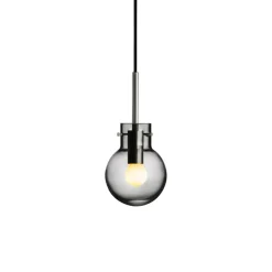 HADELAND GLASSVERK Røkgrå Taklampe