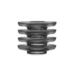 HADELAND GLASSVERK Siri Eggeglass 4pk Røkgrå