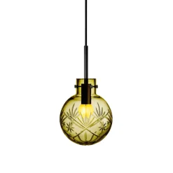 HADELAND GLASSVERK Taklampe Finn Oliven