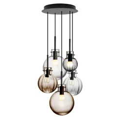 HADELAND GLASSVERK Hadeland Krystallkule Taklampe 5stk