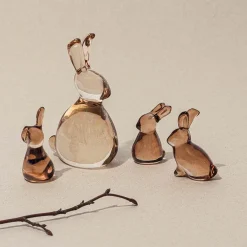 HADELAND GLASSVERK Hare 11cm Glass fra