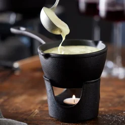 HOLM Sausevarmersett 12cm Støpejern Svart