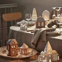 KÄHLER DESIGN Kähler Gingerbread Lyshus Stor Brun