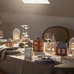 KÄHLER DESIGN Kähler Gingerbread Lyshus Stor Brun