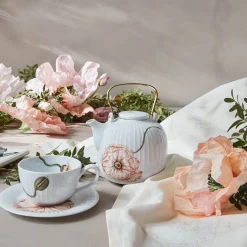 KÄHLER DESIGN Kähler Hammershøi Poppy Tekanne 1,2L Hvit m/Dekor