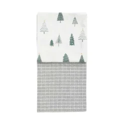 CHRISTIANIA 1739 Kjøkkenhåndkle Skog/Mønster Bomull 50X70cm 2pk