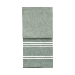 CHRISTIANIA 1739 Kjøkkenhåndkle Sort Grønn 50X70cm 2pk