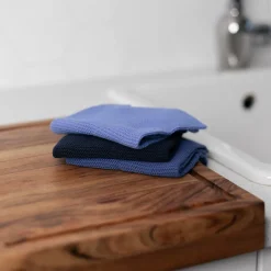 CHRISTIANIA 1739 Klut Blåmix Bomull 25x25cm 3pk