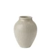 KNABSTRUP KERAMIK Vase 12,5cm Riflet Sand