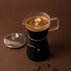 Lifetime Brands Europe ltd La Cafetière Verona Espressokanne 6 kopper Sort