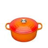 LE CREUSET Støpejernsgryte 3,3L/ 22cm Volcanic