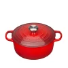 LE CREUSET Støpejernsgryte 4,2L/24cm Cerise