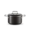 LE CREUSET Toughened Gryte m/lokk 3,8L Non-Stick Aluminium