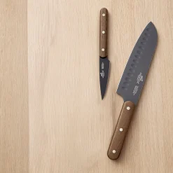 LION SABATIER Phenix Knivsett 2 Deler Sort/Valnøtt