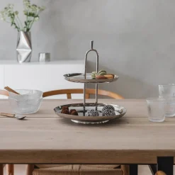 LØVE Løve Vinje Etasjefat Rustfritt Stål 30cm Sølv