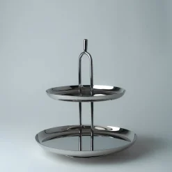 LØVE Løve Vinje Etasjefat Rustfritt Stål 30cm Sølv